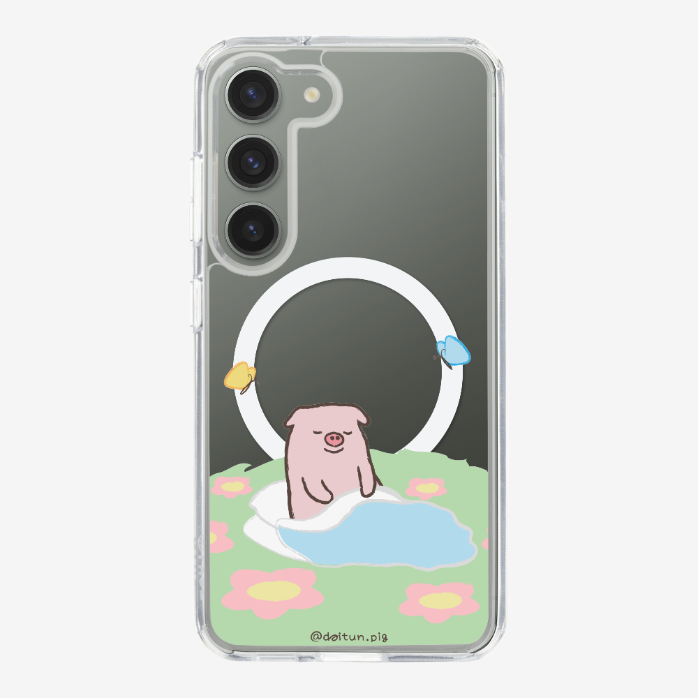 Daitun Pig by the Green Pastures Phone Case