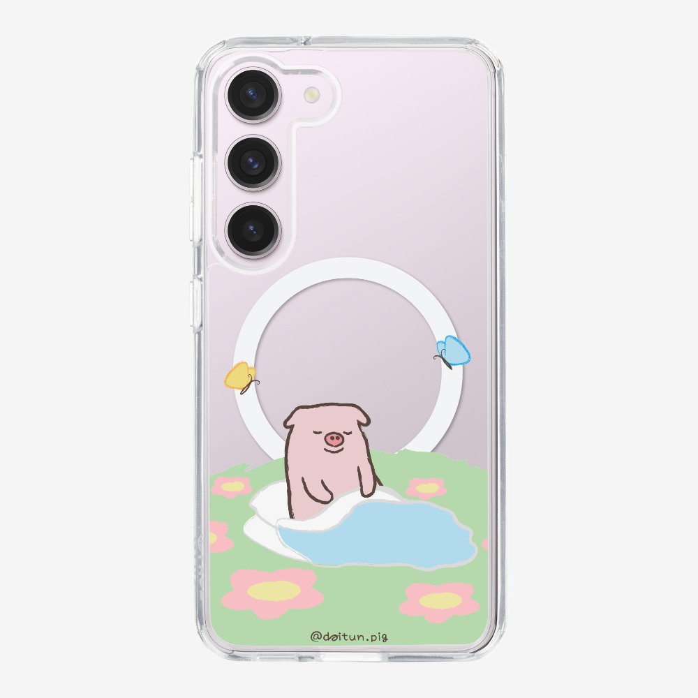 Daitun Pig by the Green Pastures Phone Case