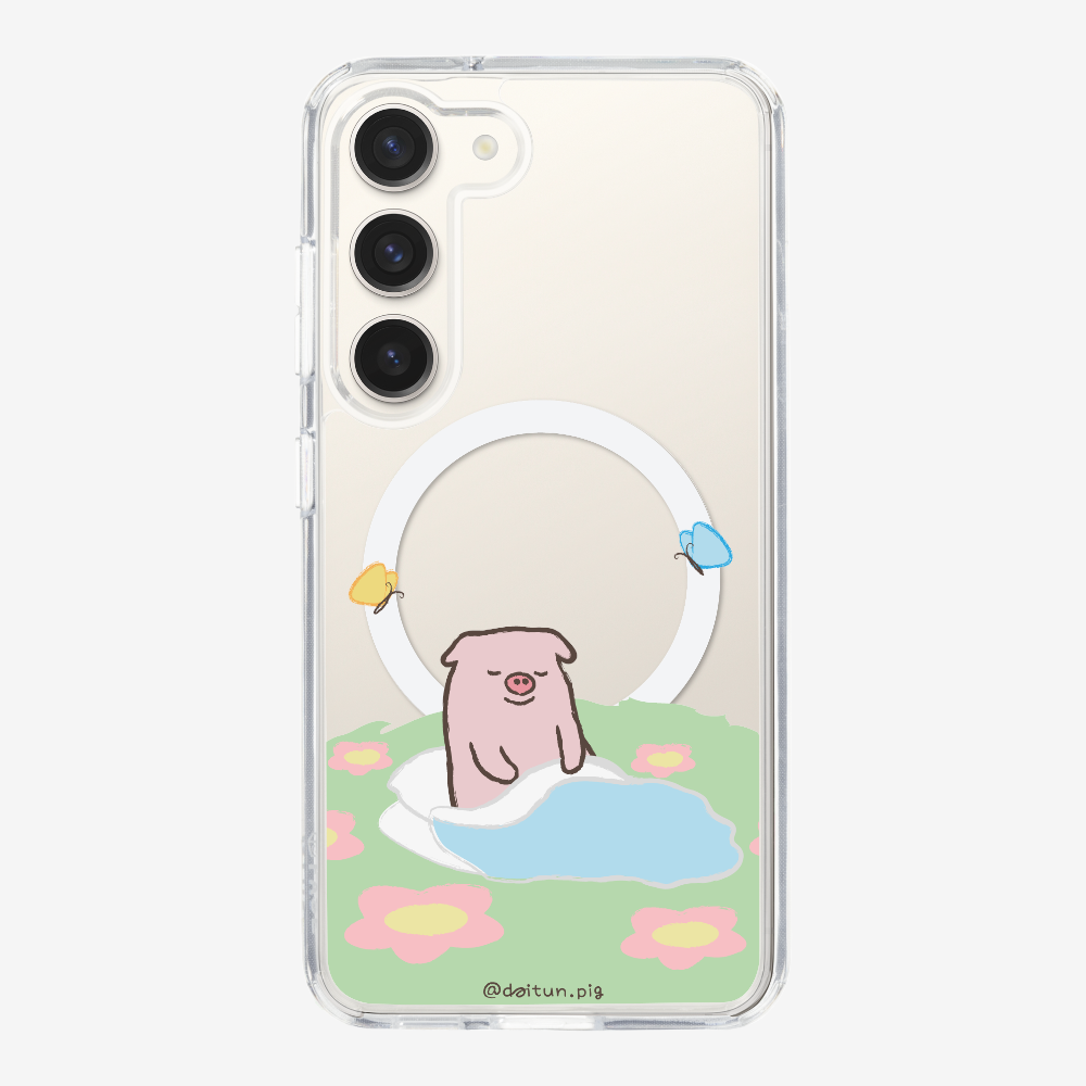 Daitun Pig by the Green Pastures Phone Case