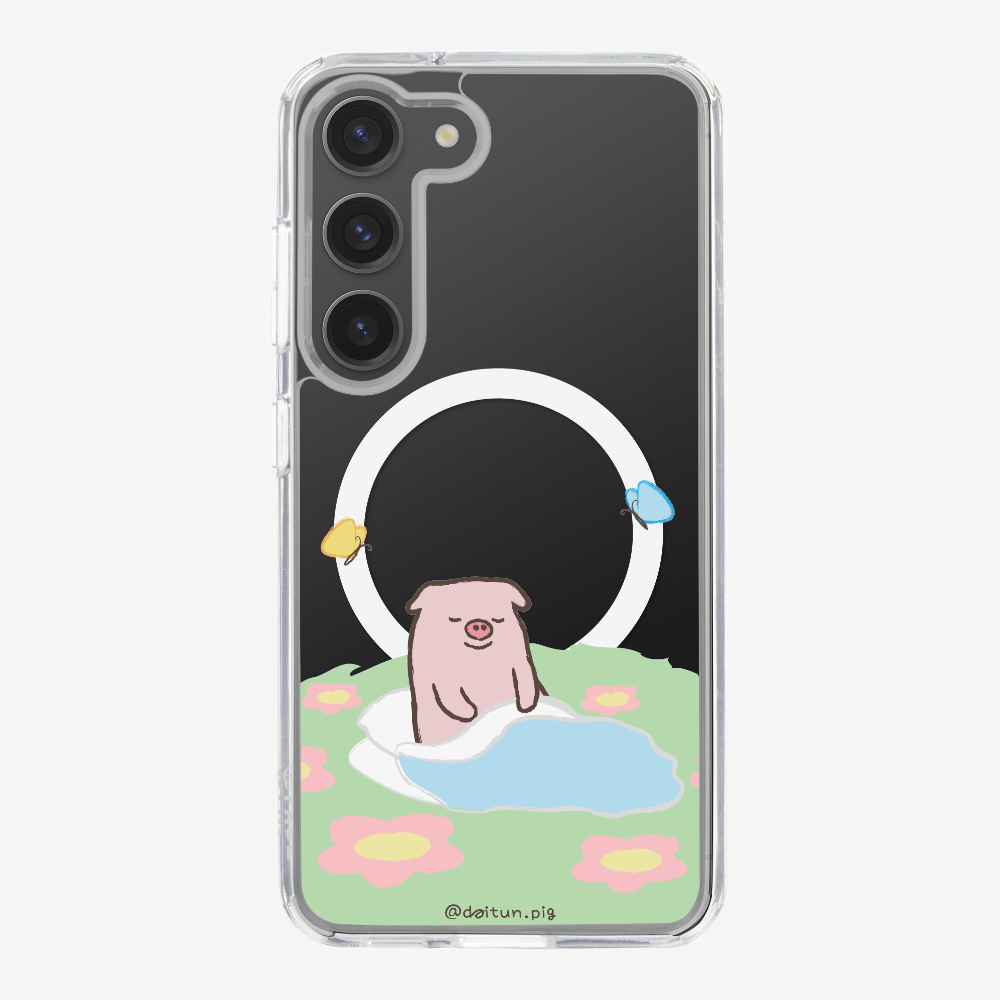 Daitun Pig by the Green Pastures Phone Case