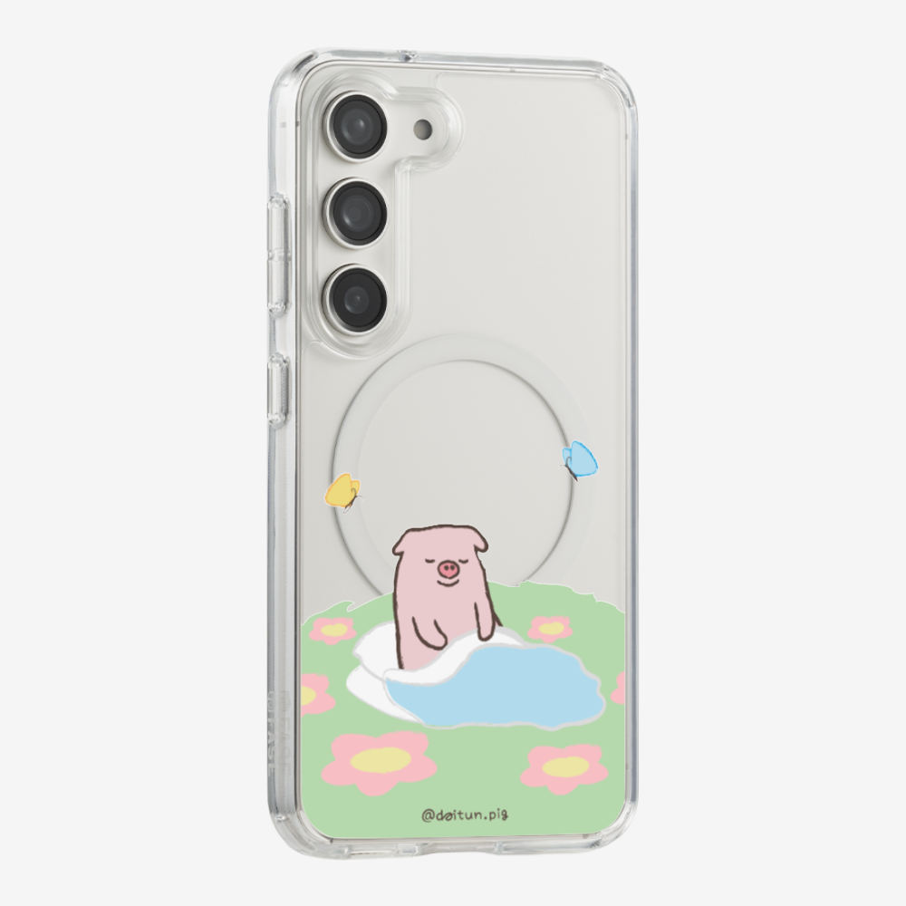 Daitun Pig by the Green Pastures Phone Case