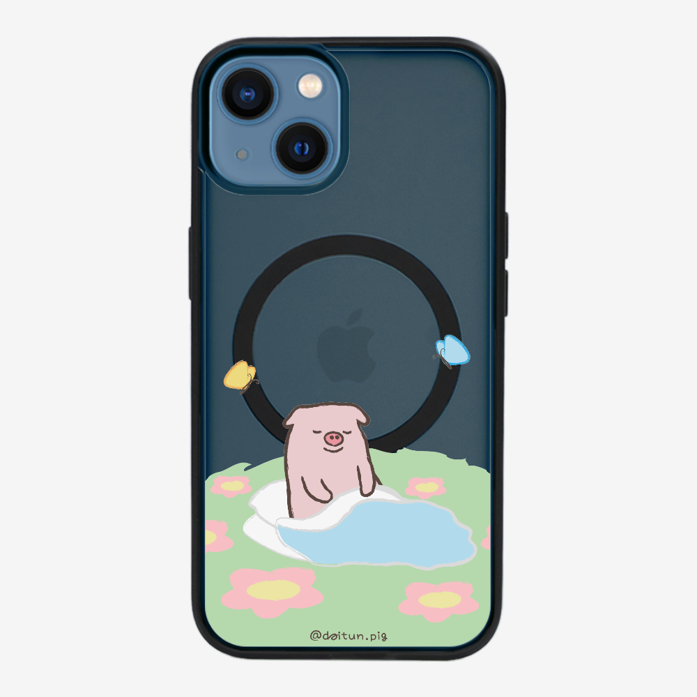 Daitun Pig by the Green Pastures Phone Case