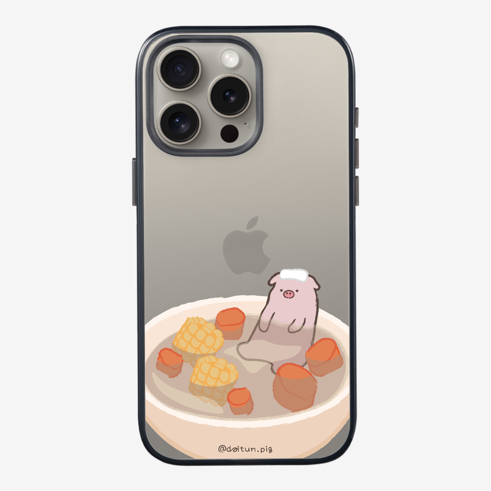 Corn and Carrot Daitun Pig Soup Phone Case