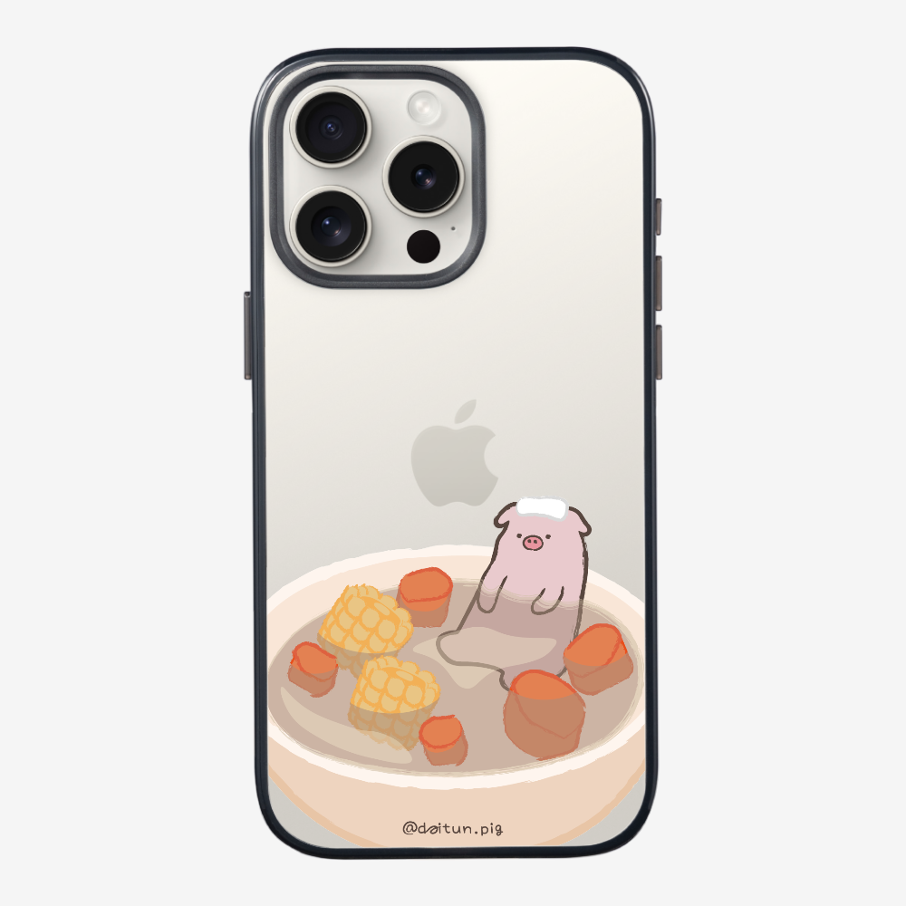 Corn and Carrot Daitun Pig Soup Phone Case