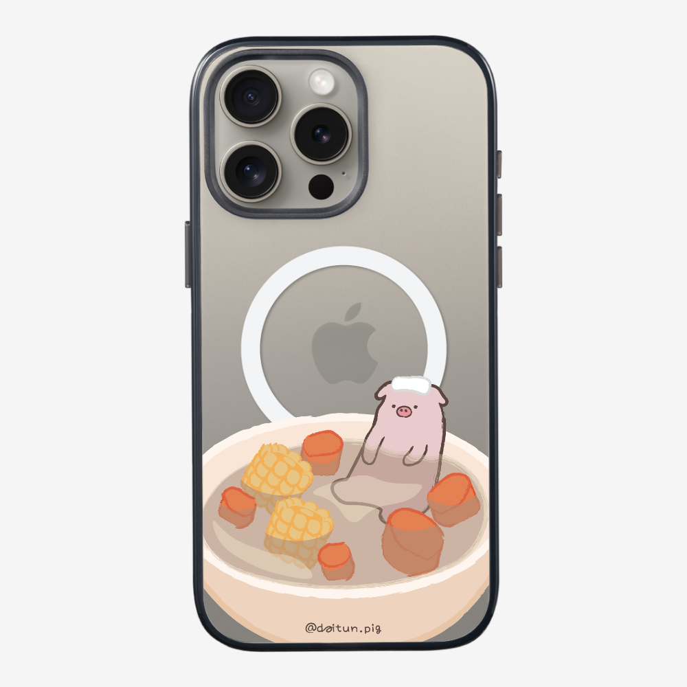 Corn and Carrot Daitun Pig Soup Phone Case