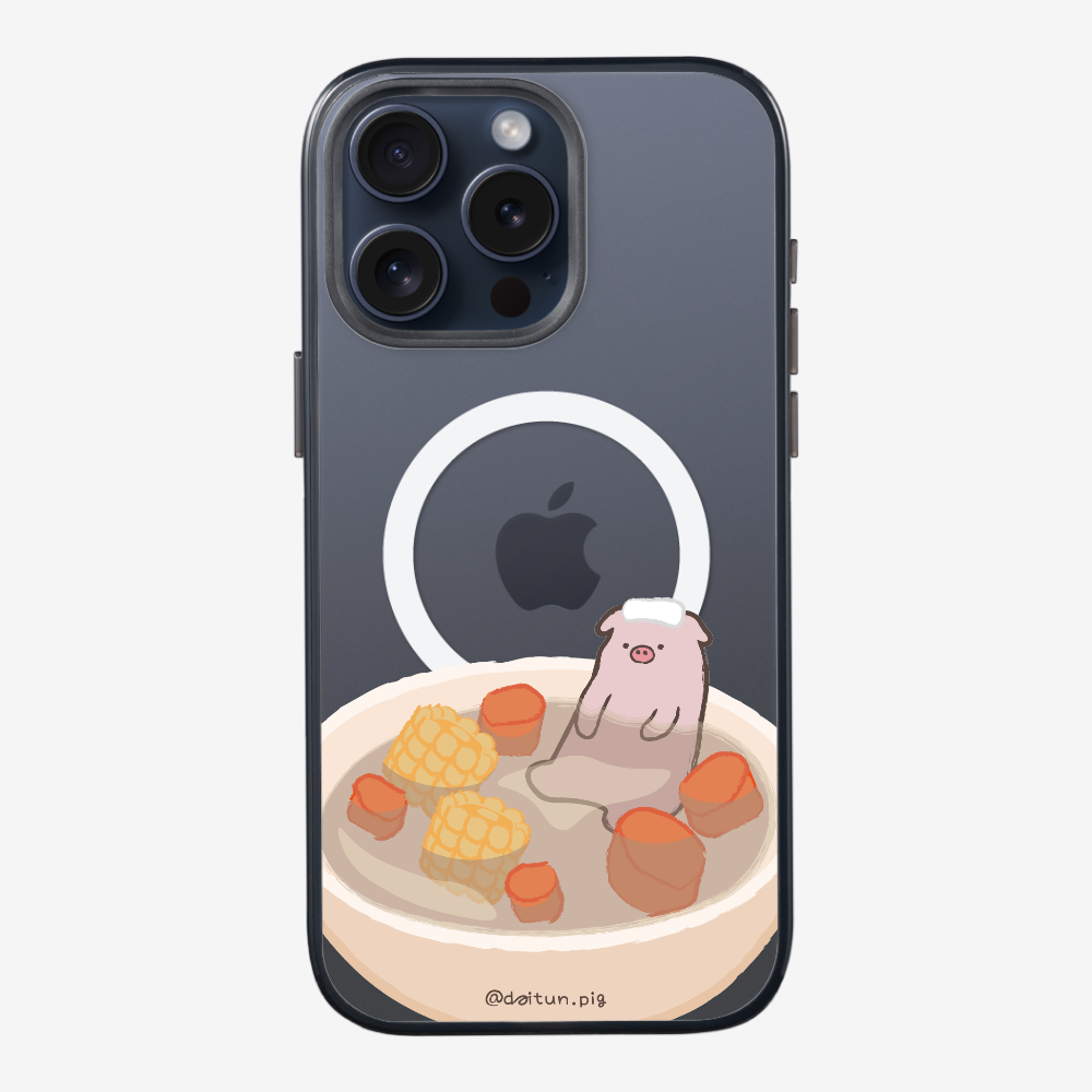 Corn and Carrot Daitun Pig Soup Phone Case