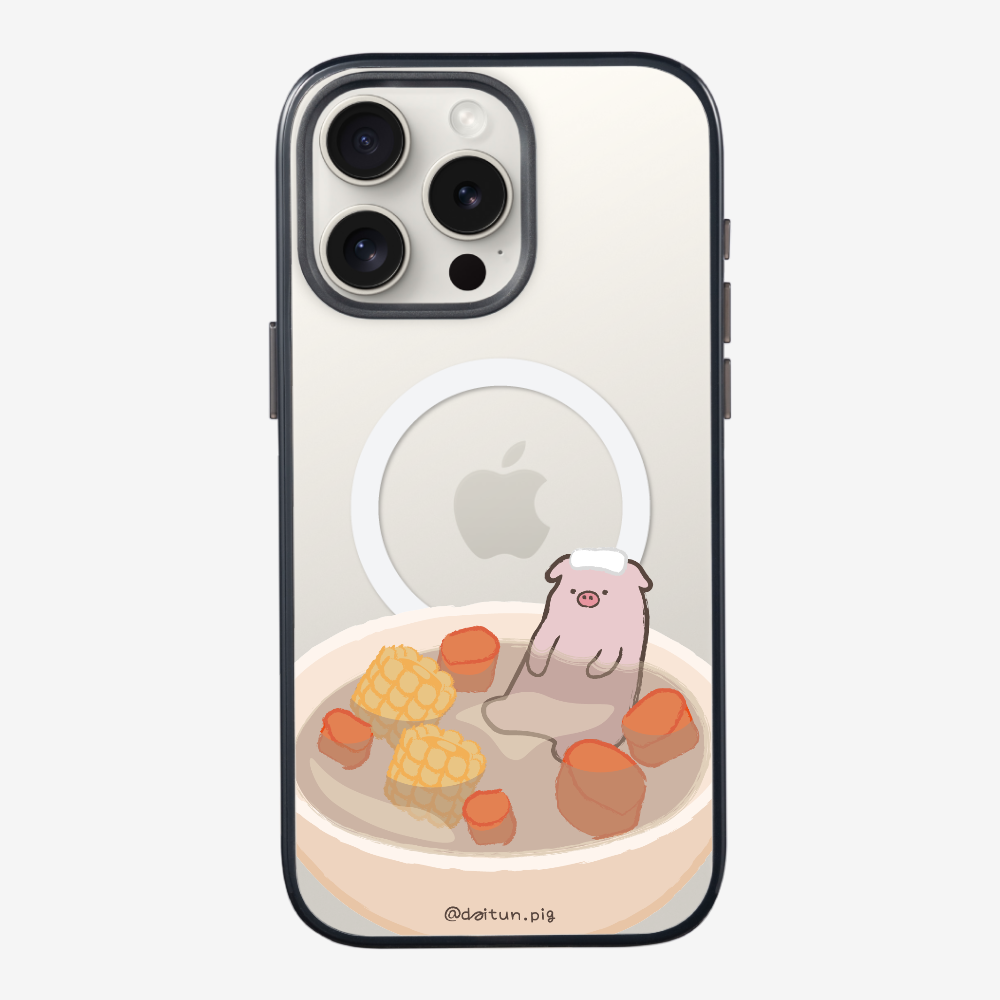 Corn and Carrot Daitun Pig Soup Phone Case