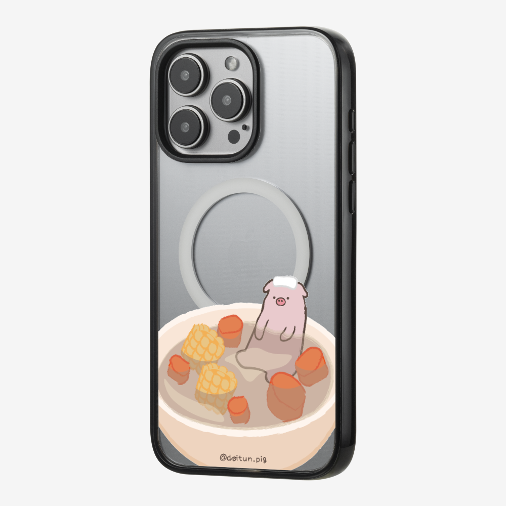 Corn and Carrot Daitun Pig Soup Phone Case