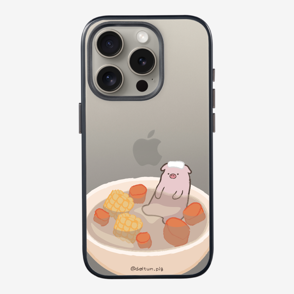 Corn and Carrot Daitun Pig Soup Phone Case