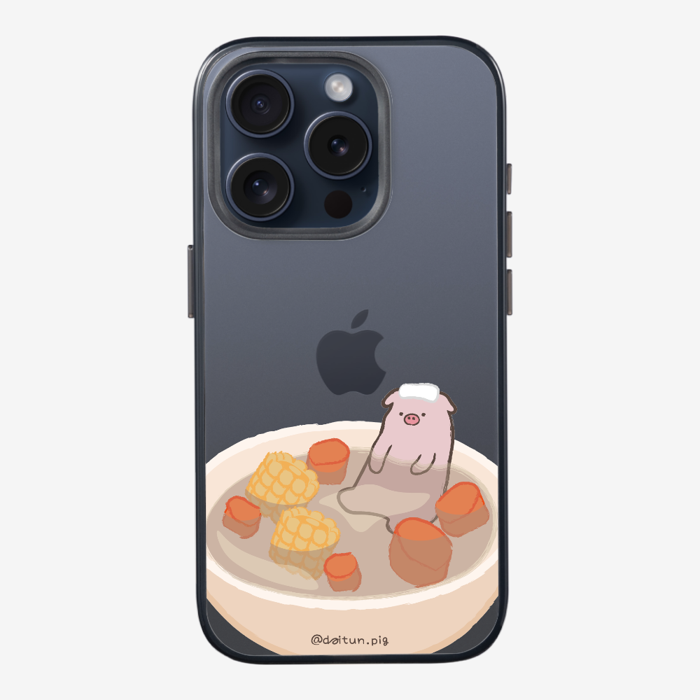 Corn and Carrot Daitun Pig Soup Phone Case