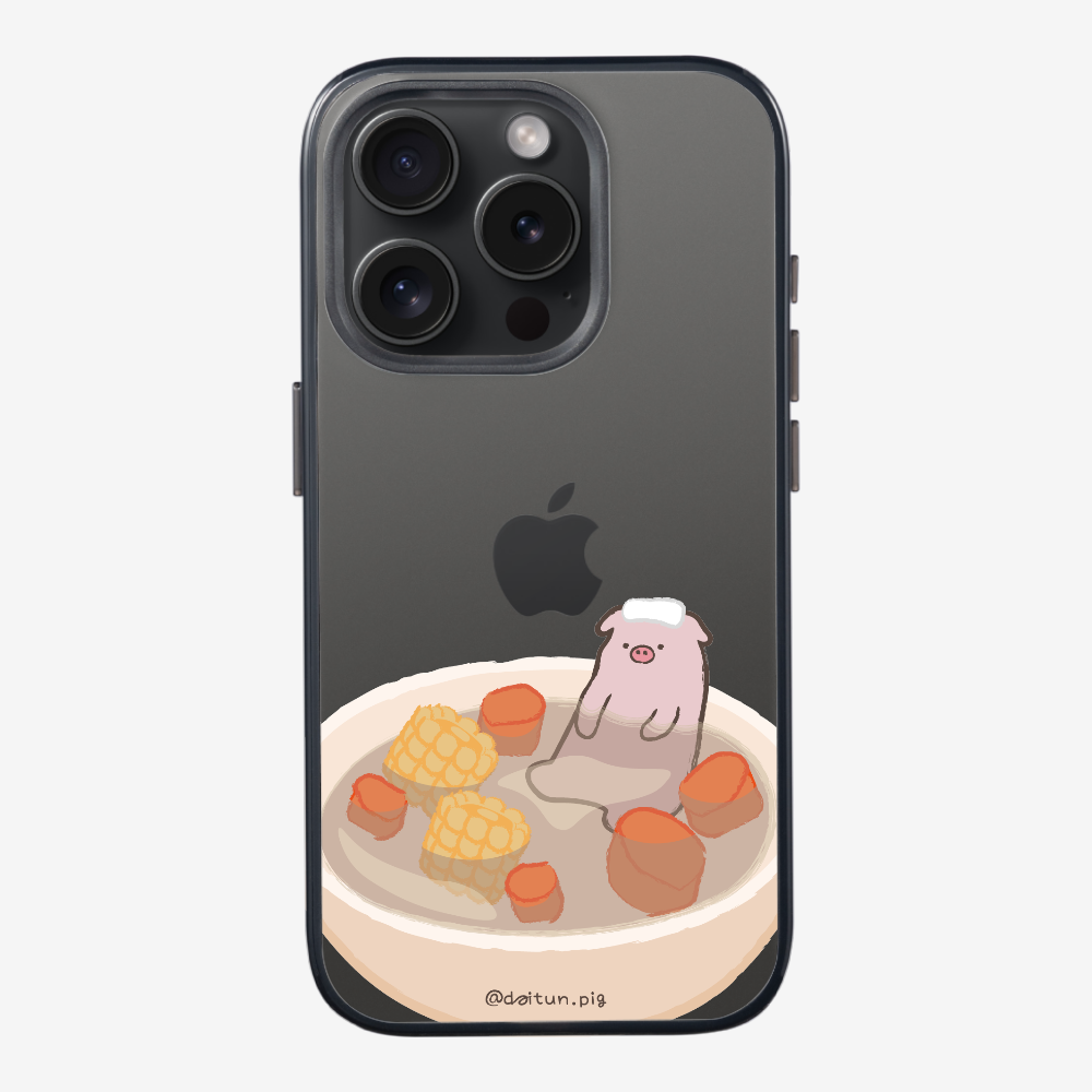 Corn and Carrot Daitun Pig Soup Phone Case