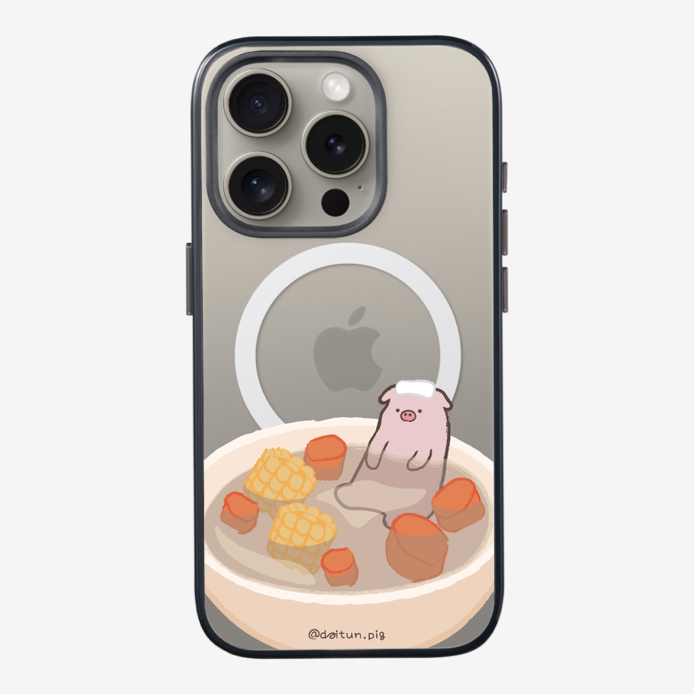 Corn and Carrot Daitun Pig Soup Phone Case