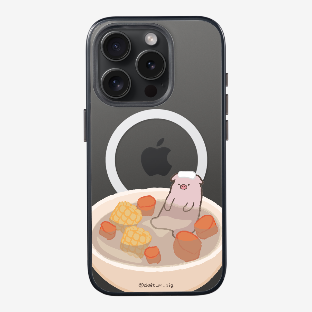 Corn and Carrot Daitun Pig Soup Phone Case