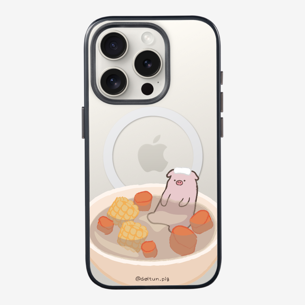 Corn and Carrot Daitun Pig Soup Phone Case