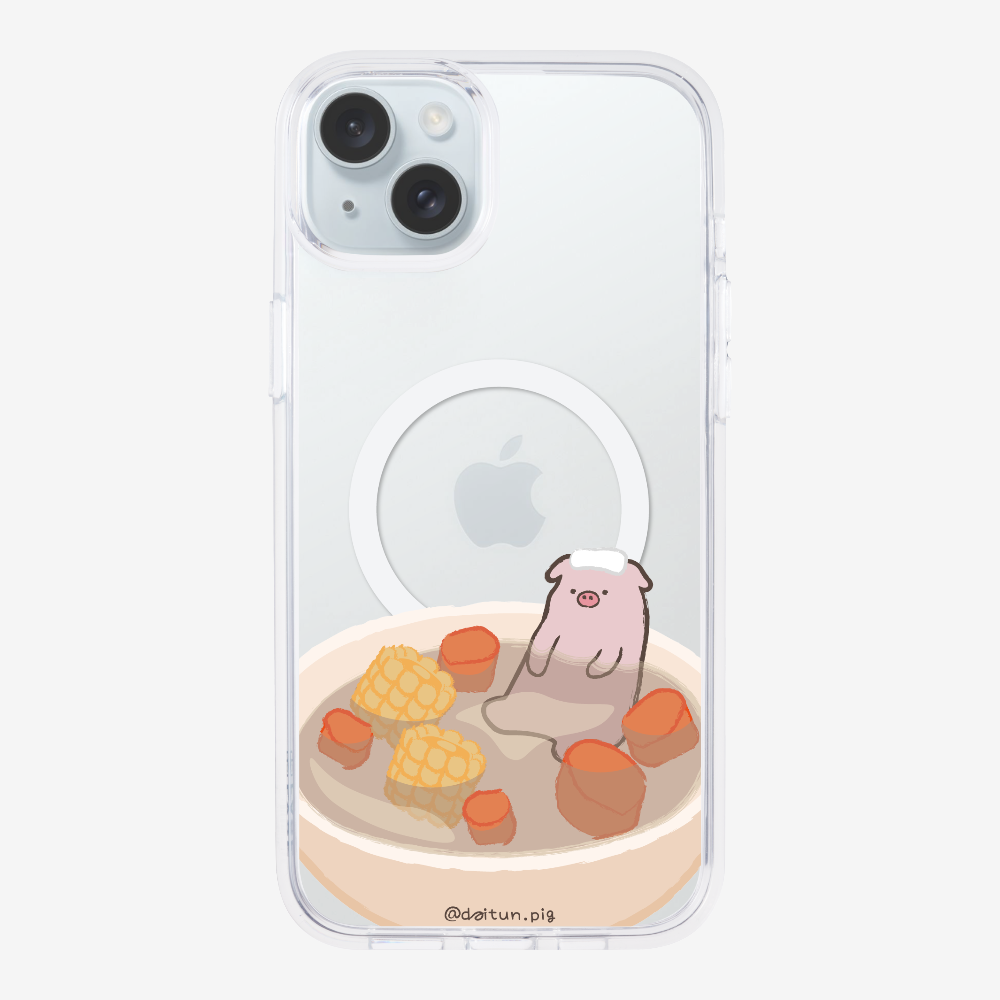 Corn and Carrot Daitun Pig Soup Phone Case