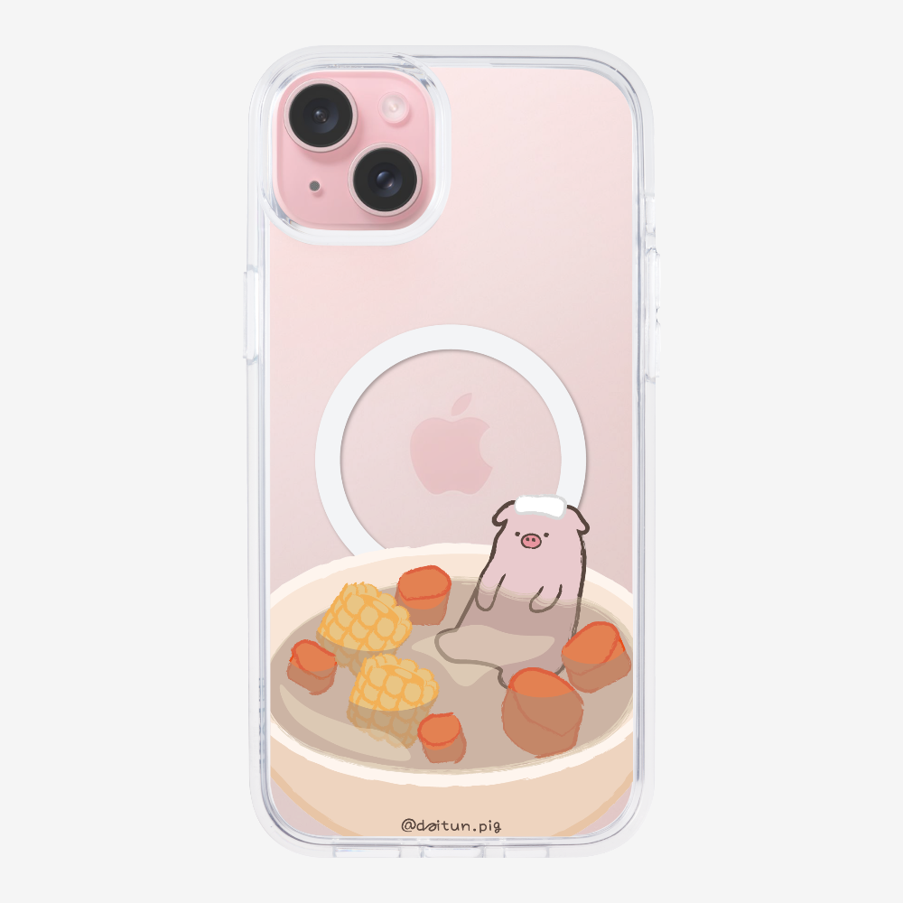 Corn and Carrot Daitun Pig Soup Phone Case