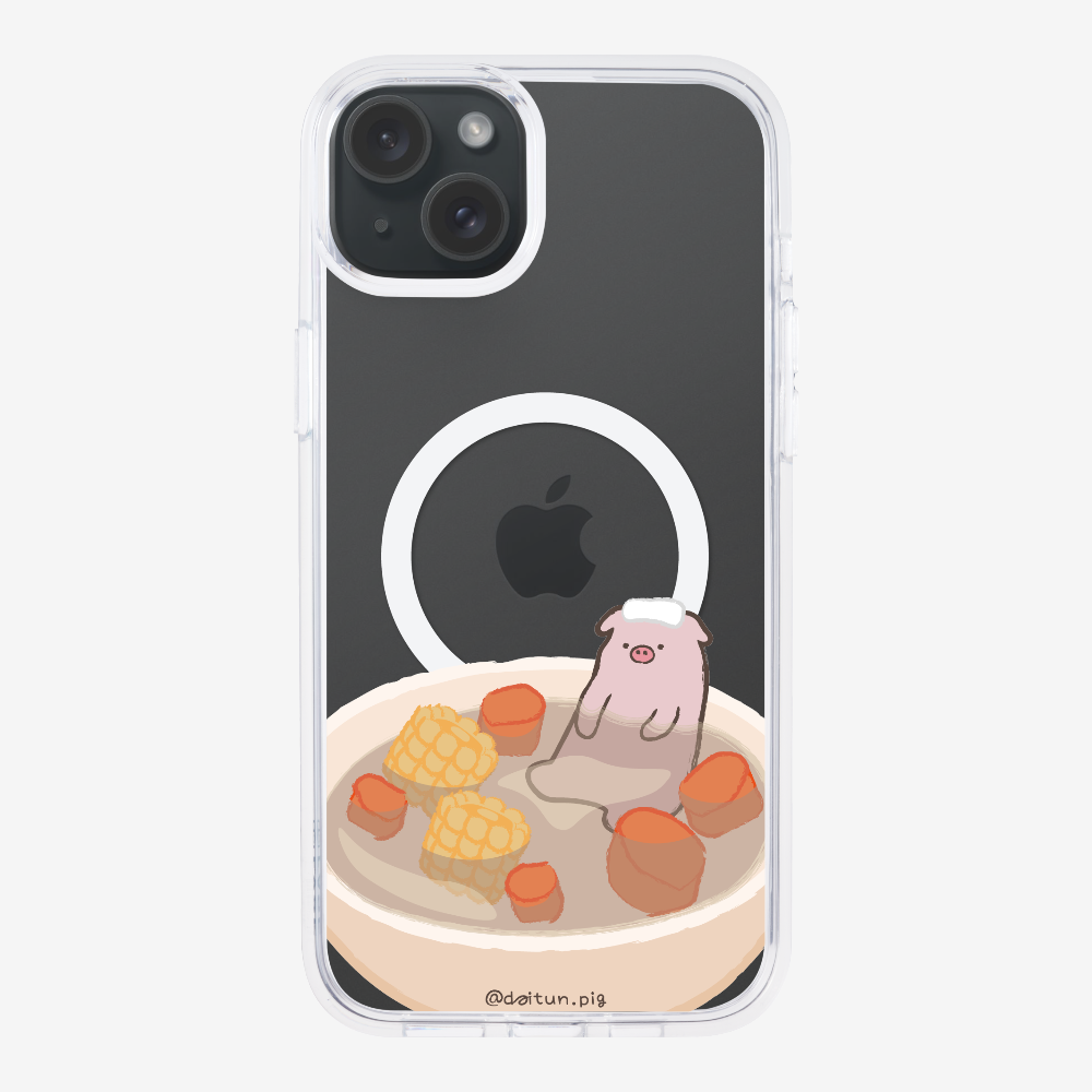 Corn and Carrot Daitun Pig Soup Phone Case