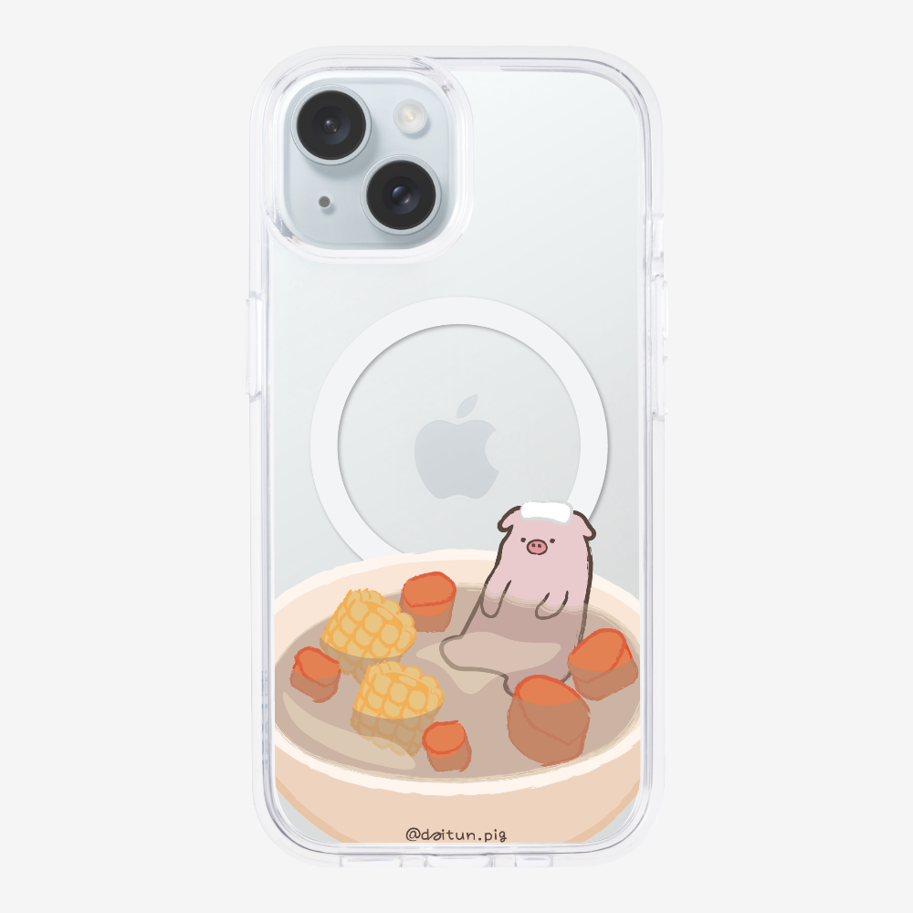 Corn and Carrot Daitun Pig Soup Phone Case