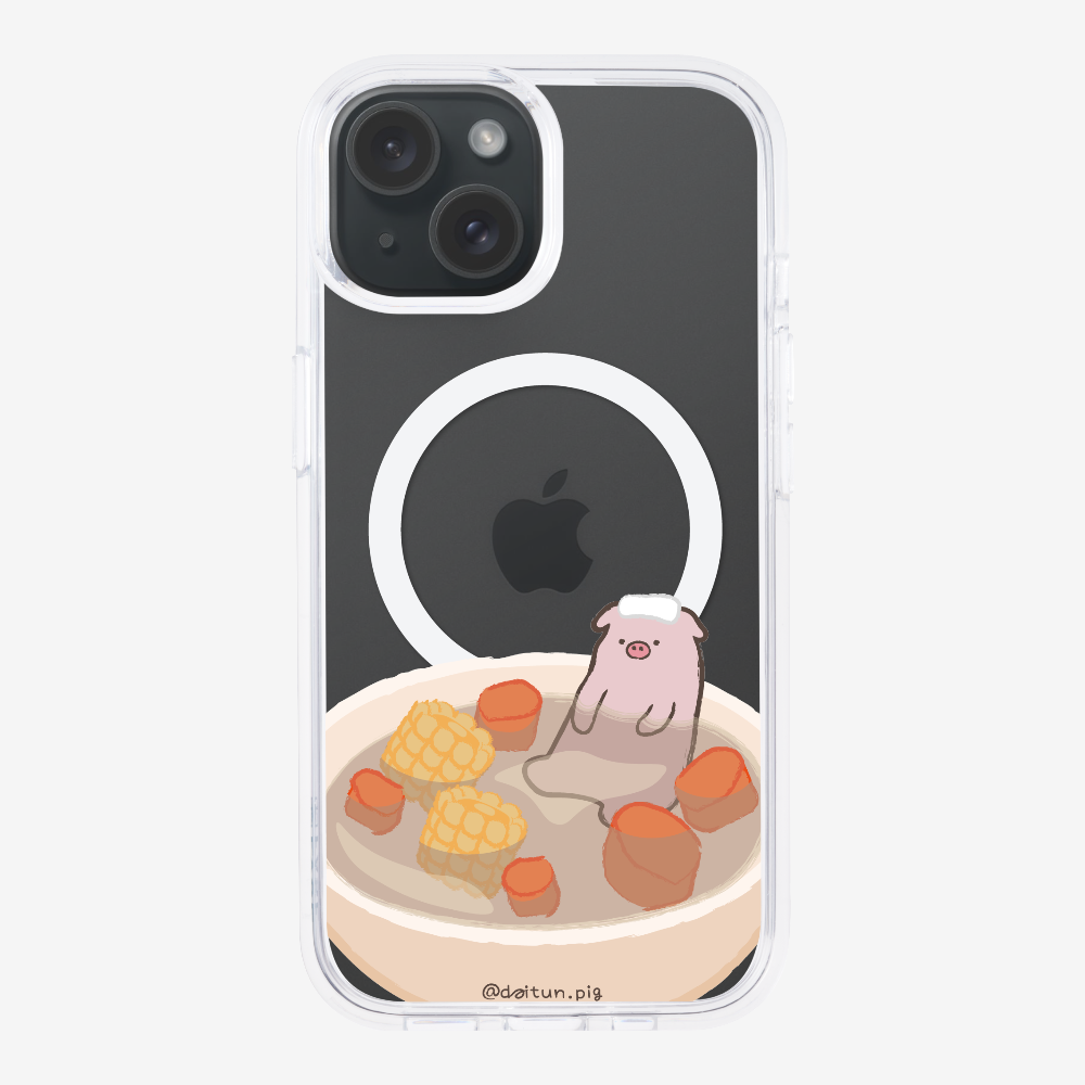 Corn and Carrot Daitun Pig Soup Phone Case