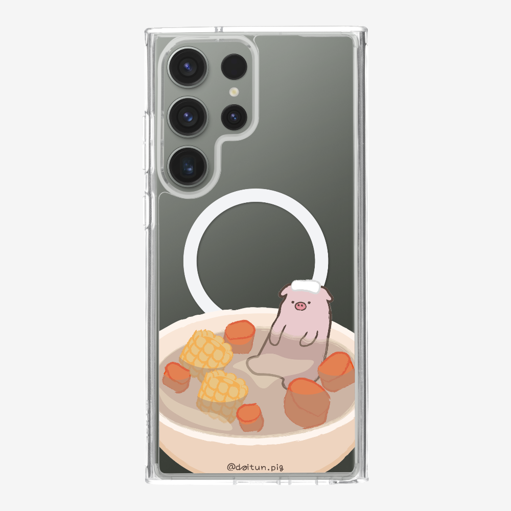 Corn and Carrot Daitun Pig Soup Phone Case