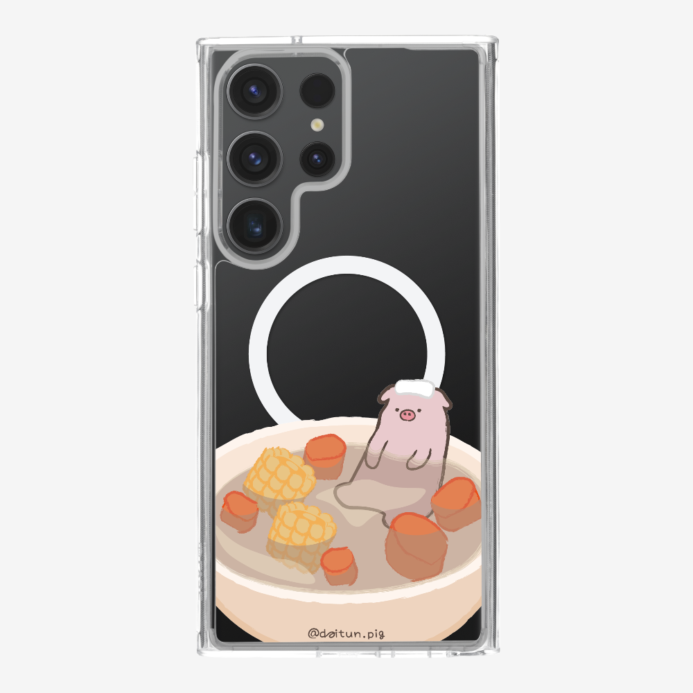 Corn and Carrot Daitun Pig Soup Phone Case