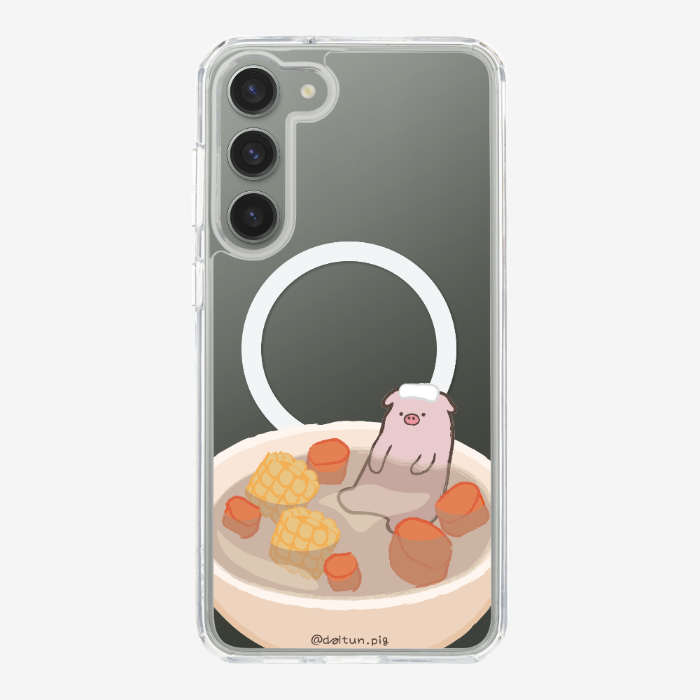 Corn and Carrot Daitun Pig Soup Phone Case