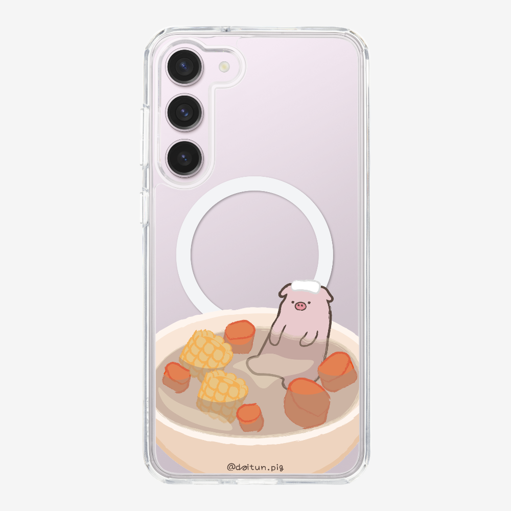 Corn and Carrot Daitun Pig Soup Phone Case