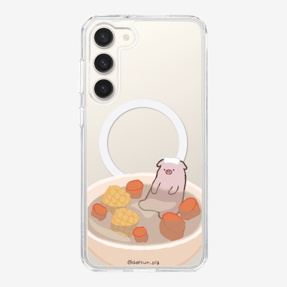 Corn and Carrot Daitun Pig Soup Phone Case