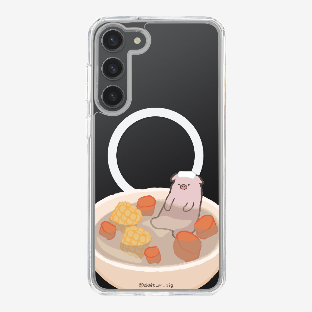 Corn and Carrot Daitun Pig Soup Phone Case