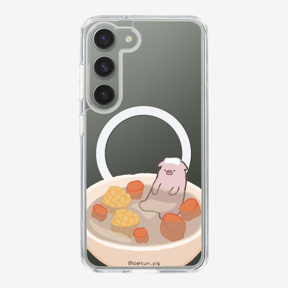 Corn and Carrot Daitun Pig Soup Phone Case