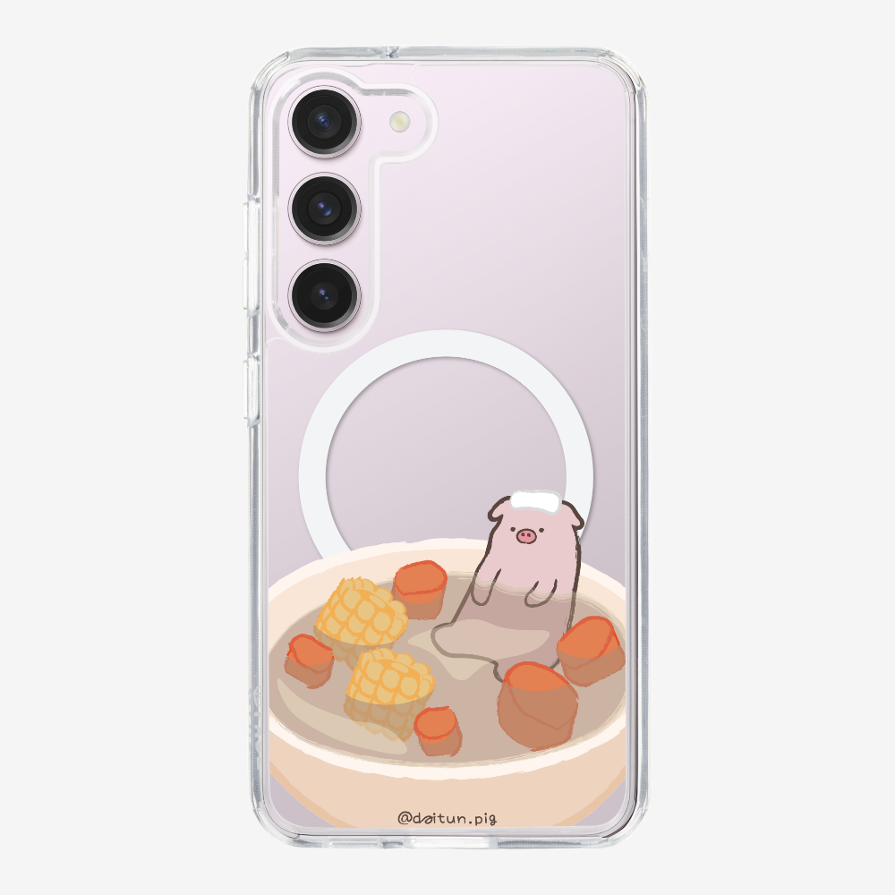 Corn and Carrot Daitun Pig Soup Phone Case