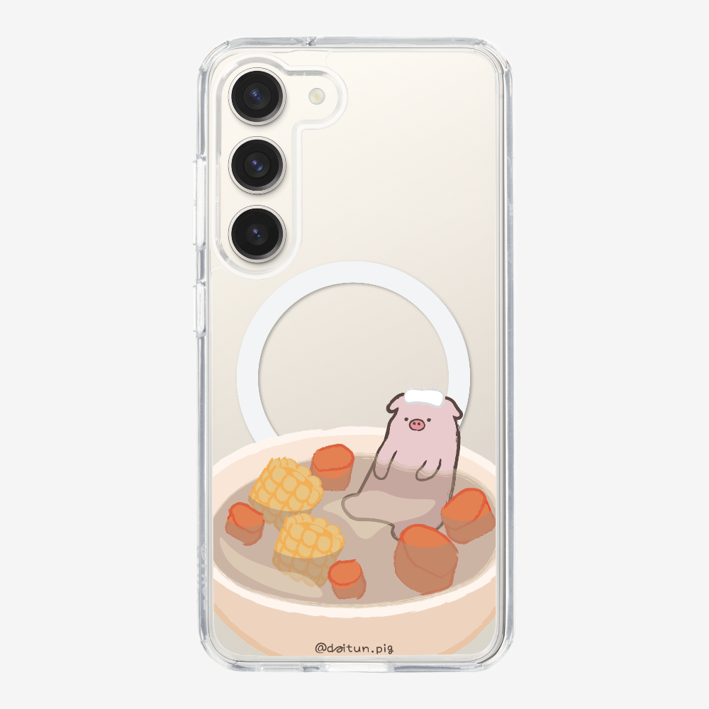 Corn and Carrot Daitun Pig Soup Phone Case