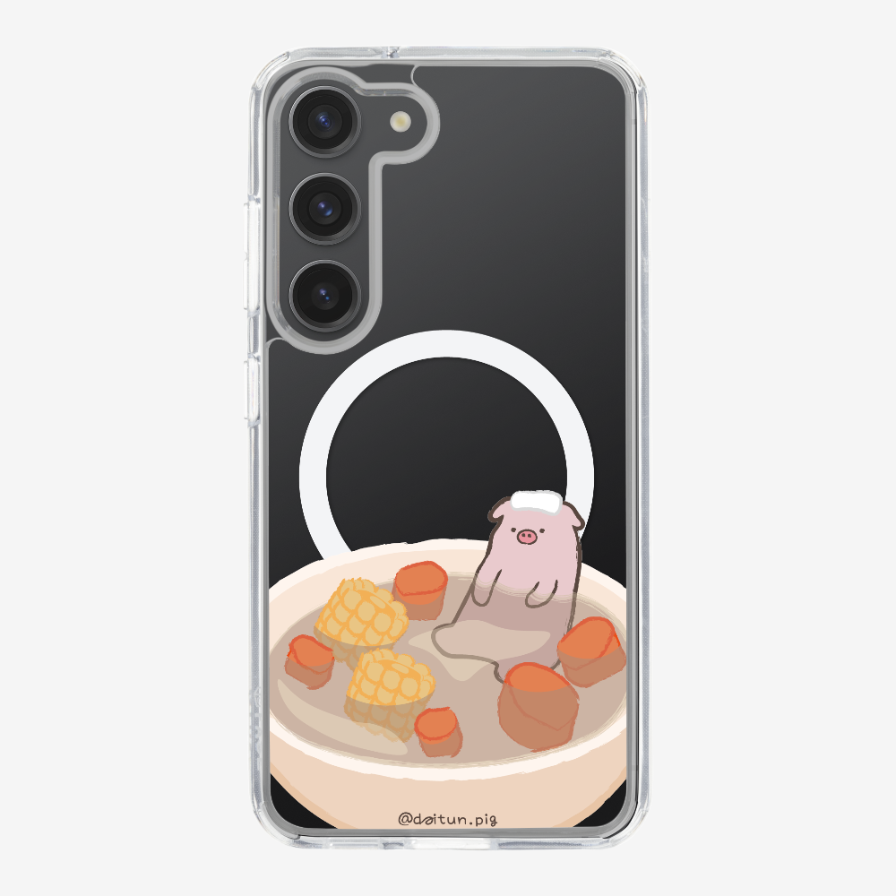 Corn and Carrot Daitun Pig Soup Phone Case