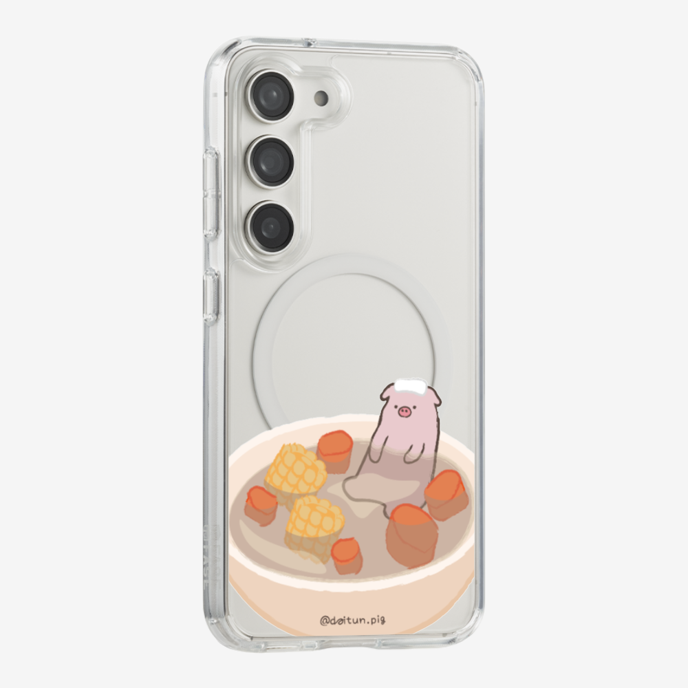 Corn and Carrot Daitun Pig Soup Phone Case