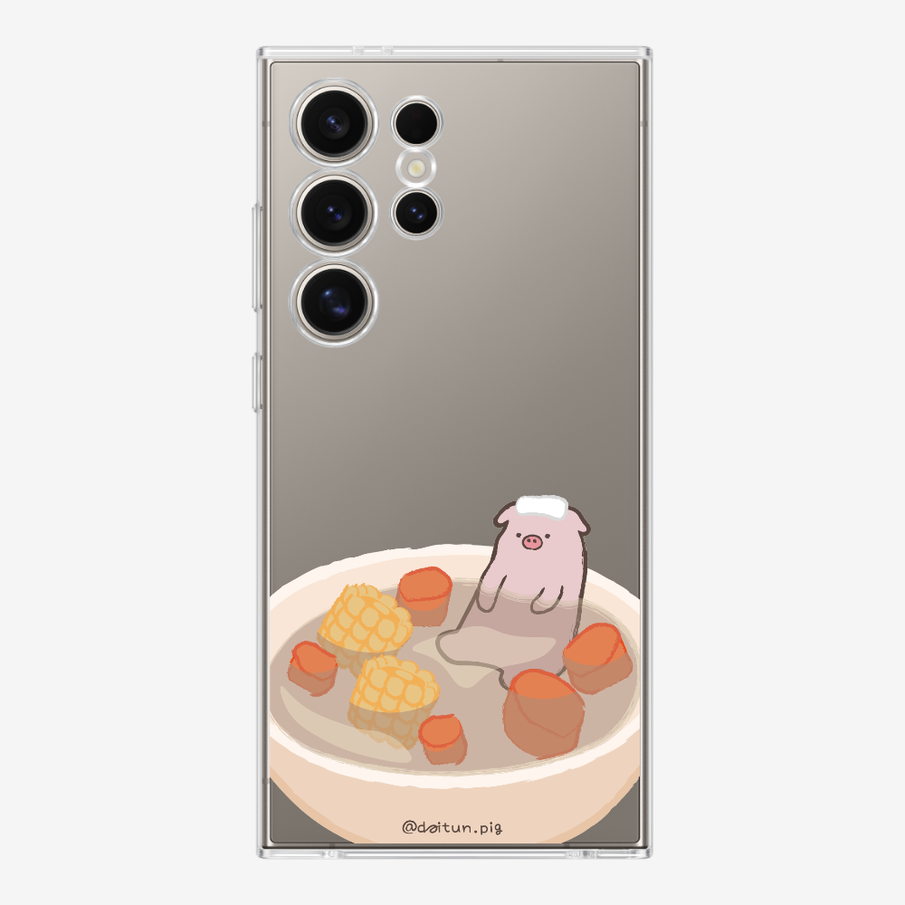 Corn and Carrot Daitun Pig Soup Phone Case