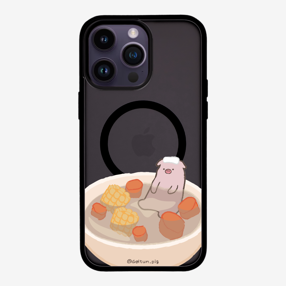 Corn and Carrot Daitun Pig Soup Phone Case