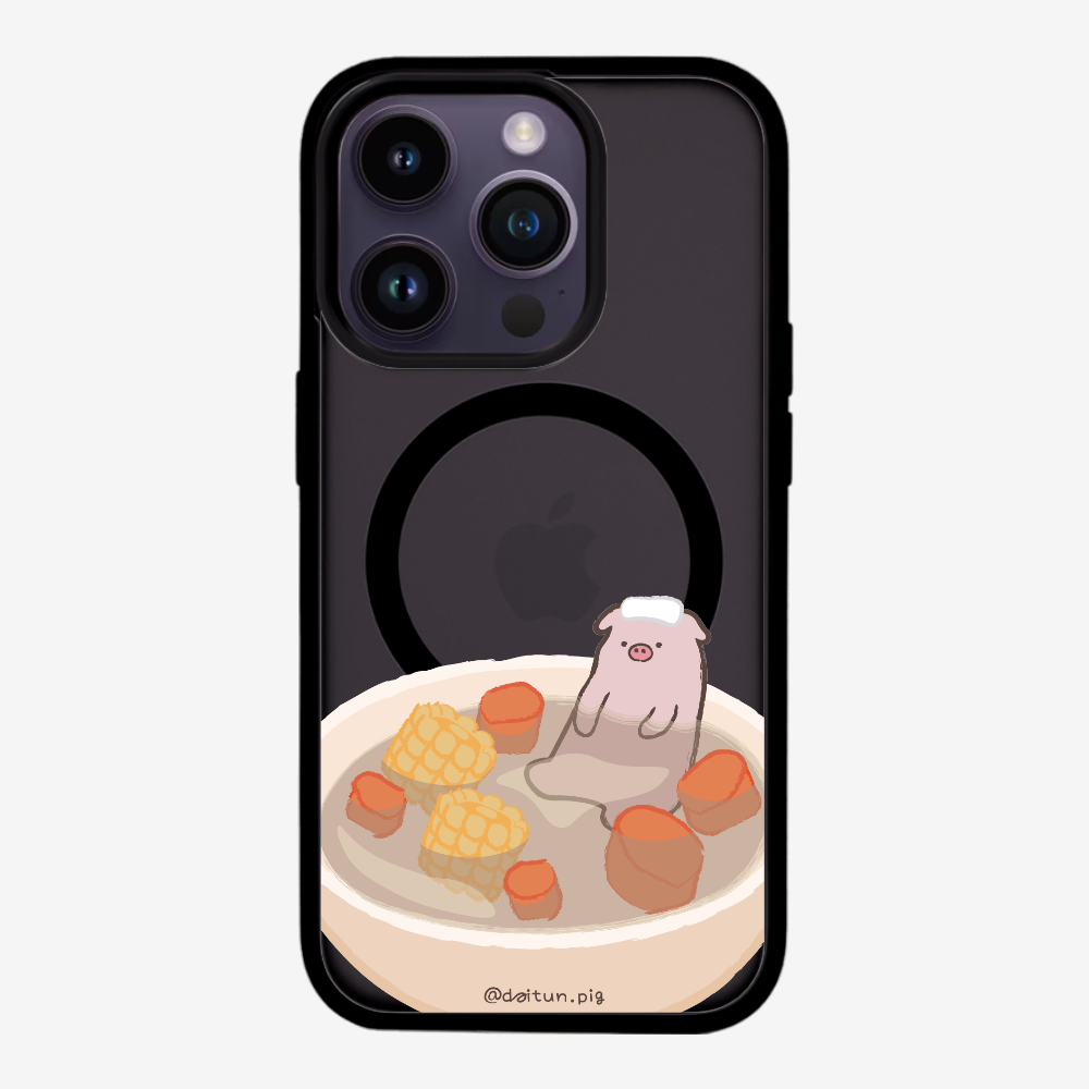 Corn and Carrot Daitun Pig Soup Phone Case