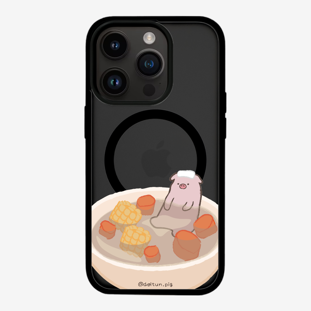 Corn and Carrot Daitun Pig Soup Phone Case