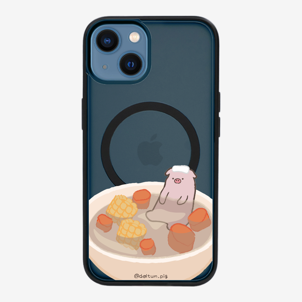 Corn and Carrot Daitun Pig Soup Phone Case