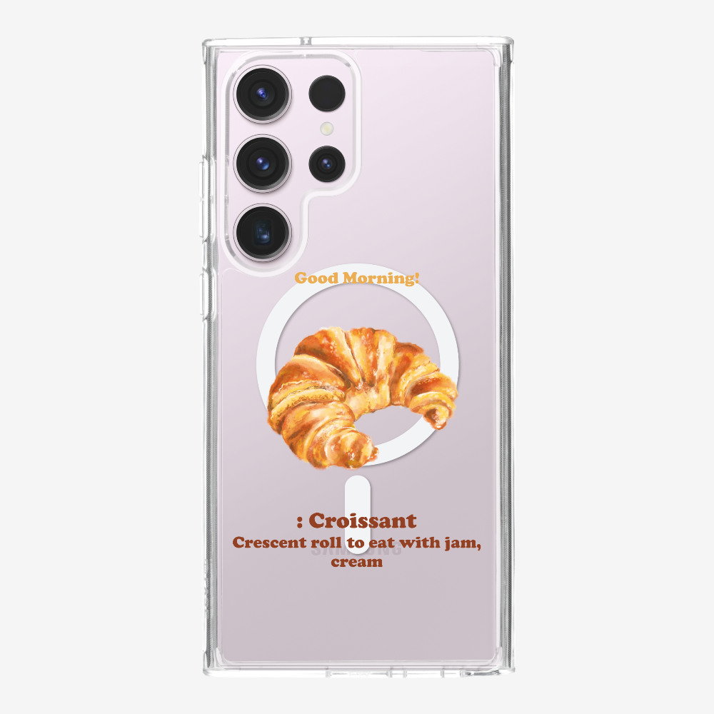 Morning Croissant Phone Case