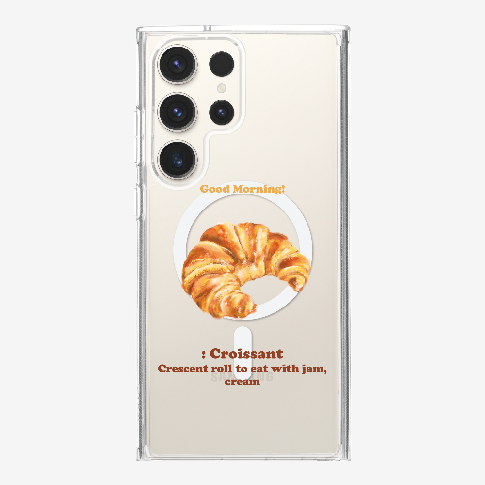 Morning Croissant Phone Case