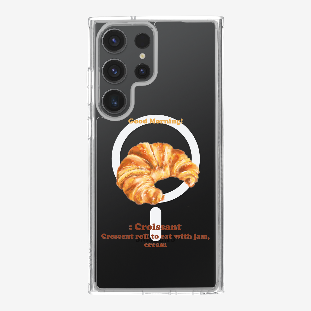 Morning Croissant Phone Case