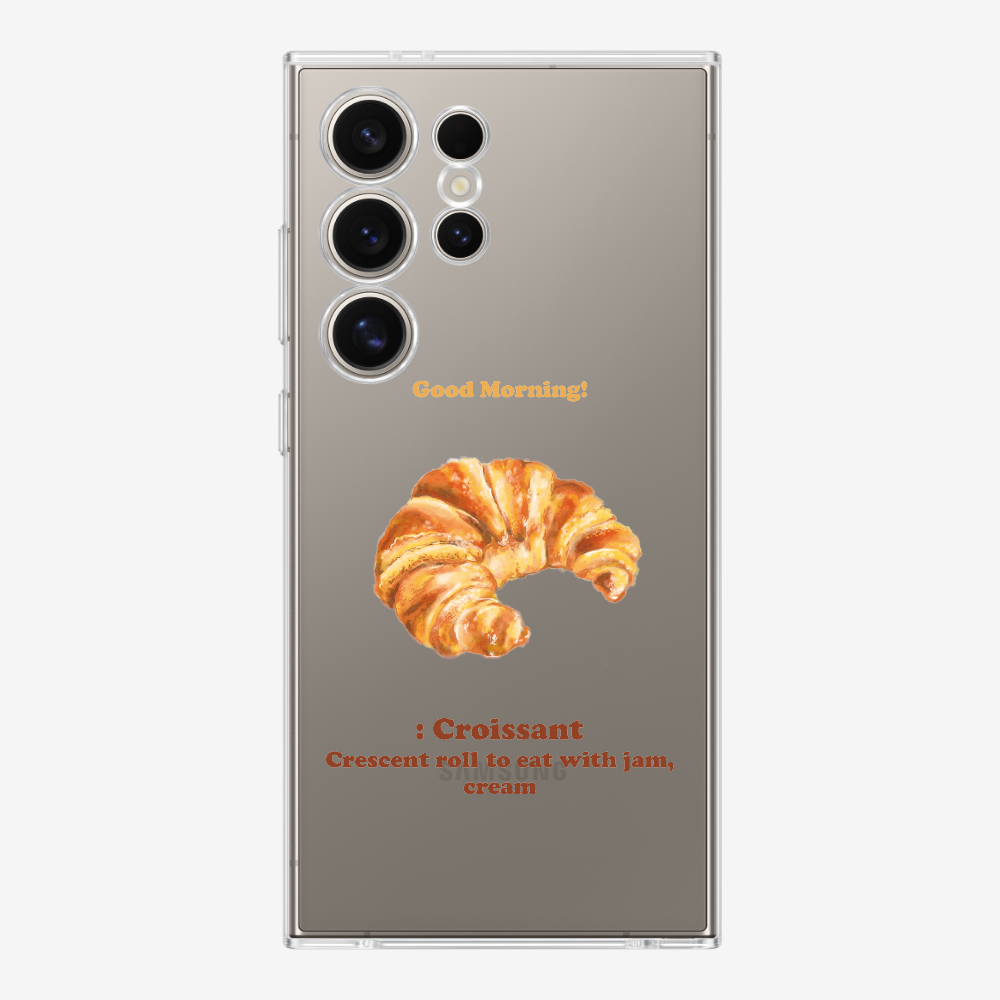 Morning Croissant Phone Case