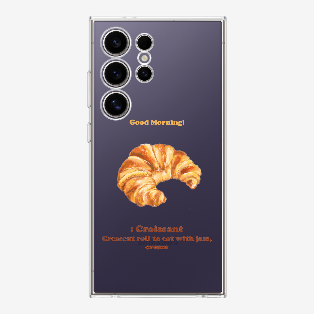 Morning Croissant Phone Case