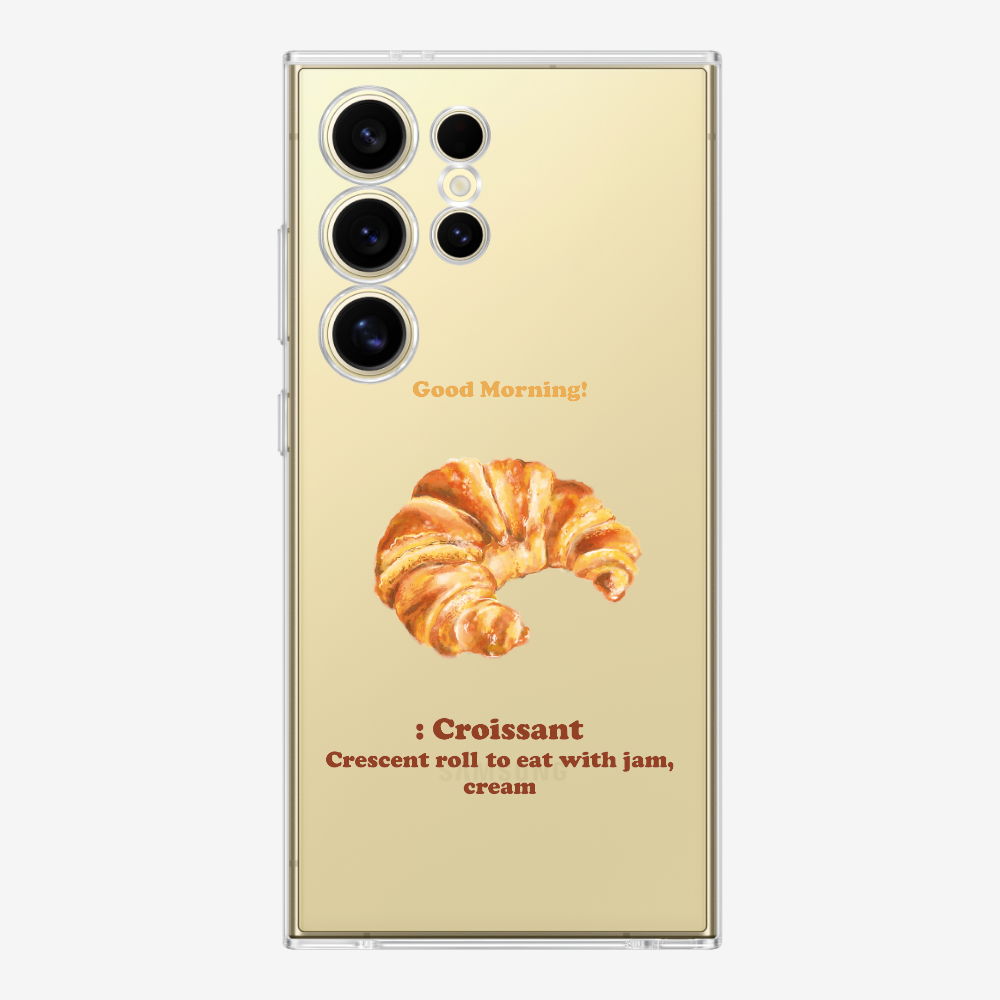 Morning Croissant Phone Case