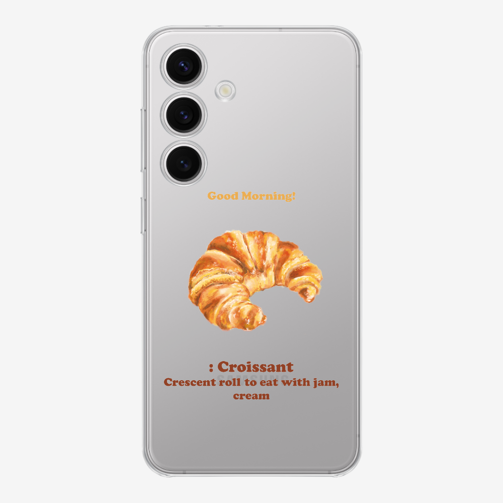 Morning Croissant Phone Case