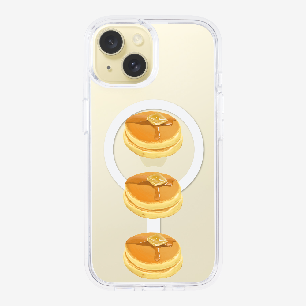 Mini Souffle Thick Pancake 3 pcs Phone Case