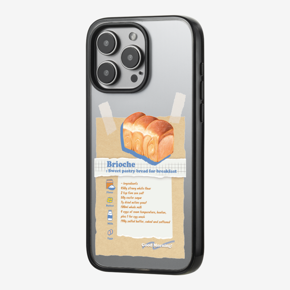 Brioche Bread Recipe Memo Phone Case