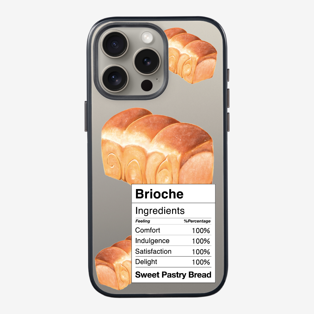 Brioche Bread Recipe Ingredients Phone Case