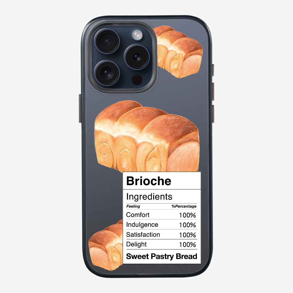 Brioche Bread Recipe Ingredients Phone Case